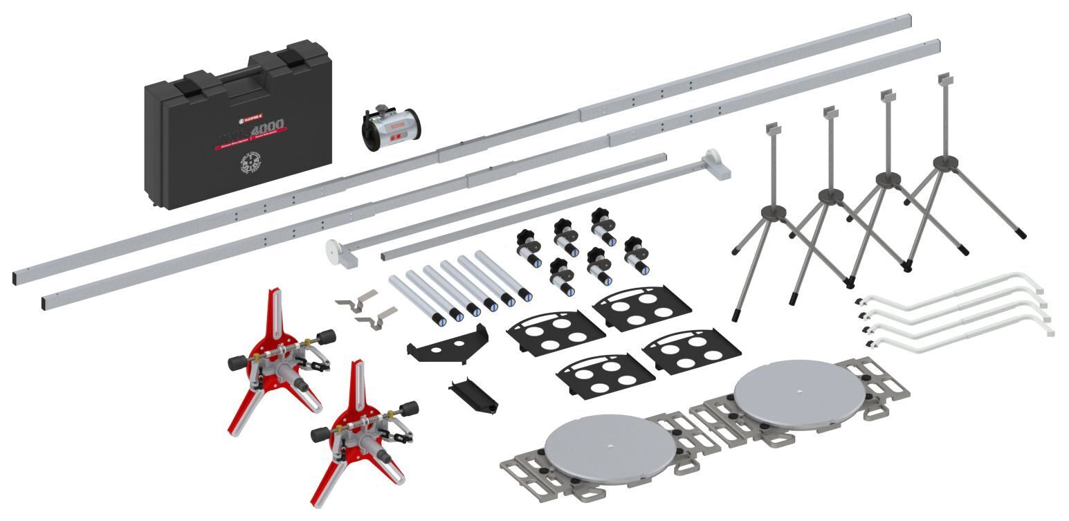 Стенд сход развал HAWEKA AXIS 4000 PRO SOLO для грузовых автомобилей,  компьютерный.