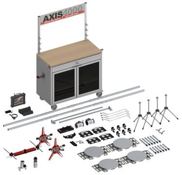 Стенд сход развал HAWEKA AXIS 4000 PREMIUM для грузовых автомобилей, компьютерный.