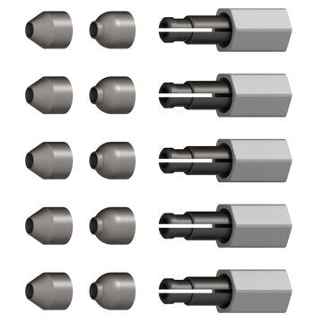 Набор фиксаторов (5 шт.) для адаптера Uni-Lug М10х1,25